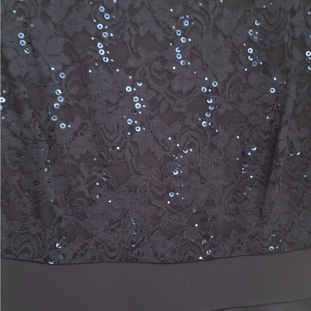 Jessica Howard Navy Lace Peplum Dress - Picture 9 of 16